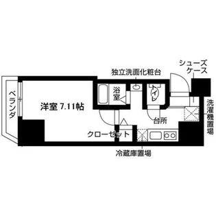 ヒルズ八幡山【4階】の間取り