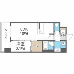 アーバングランデ新大阪【2階】の間取り