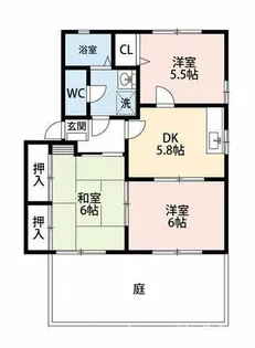 ビューラー野依B【1階】の間取り