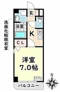 ジュネスFUKUDA【1階】の間取り