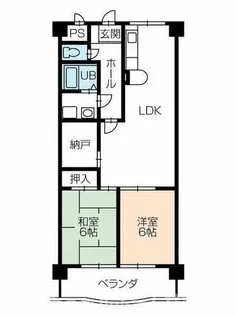 サンテラス福井【305号室】の間取り
