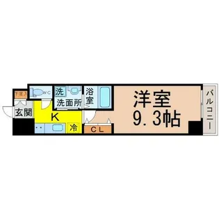 KDXレジデンス今池【9階】の間取り