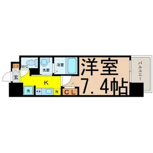 リバーコート砂田橋Ⅰ【4階】の間取り