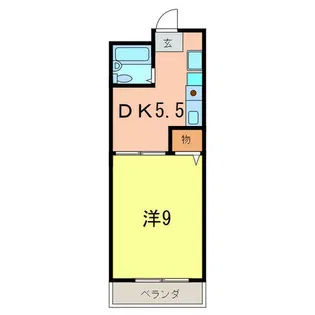 藤井マンション高倉【310号室】の間取り