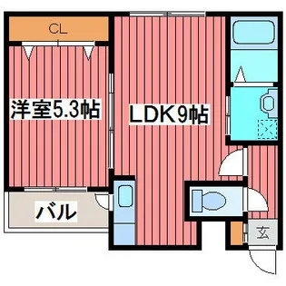 ヒルサイドテラス福住【402号室】の間取り