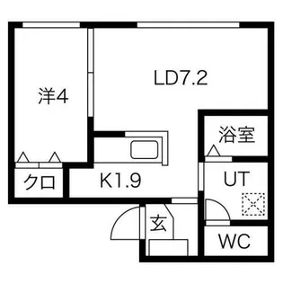 アレイズ元町【2階】の間取り