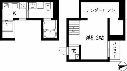 Tross港栄【2階】の間取り