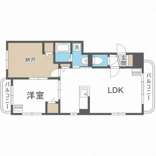 ウィングパレス【4階】の間取り