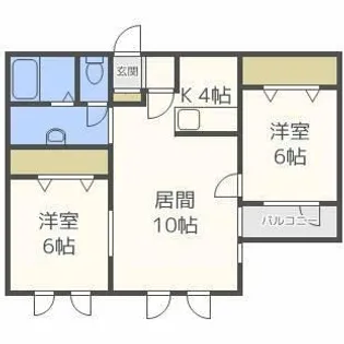 アプロード716【2階】の間取り