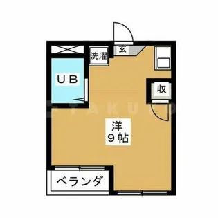 シャンブル【2階】の間取り