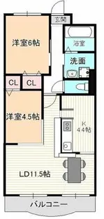 伊藤ハイツ【0303号室】の間取り