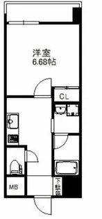 WOB西九条【6階】の間取り