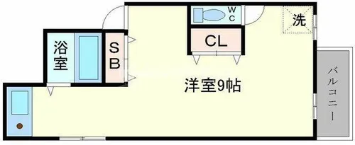 井上ビル【7階】の間取り
