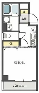MIYO87天下茶屋【204号室】の間取り