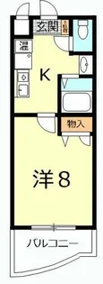 メゾングレース野洲【306号室】の間取り