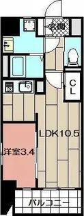 THE APARTMENT 開【8階】の間取り
