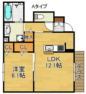 Dear Court【1階】の間取り