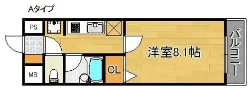 エリカⅢ【3階】の間取り