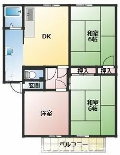 ハイツどりーむ【105号室】の間取り