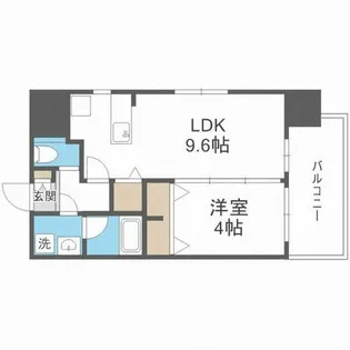 ウインステージ博多駅南【10階】の間取り