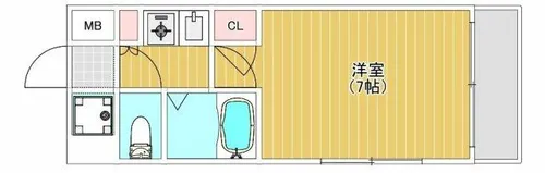 ドミエスポワール大濠公園Ⅱ【4階】の間取り