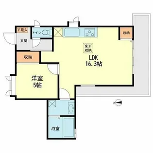 ハイム春日原東【1階】の間取り