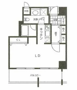 キューブ春吉アクア【5階】の間取り