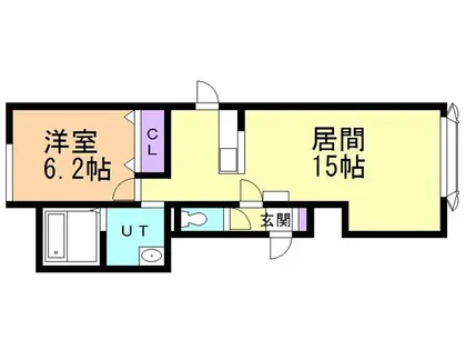 FORZA Ⅲ【102号室】の間取り