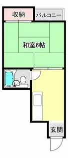 GS駒川【2階】の間取り