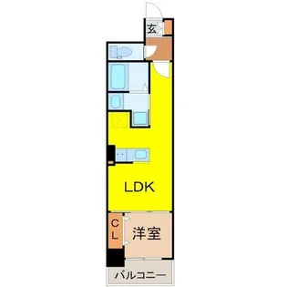 プレサンスロジェ上前津駅前THE RESIDENCE【406号室】の間取り