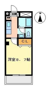 フローベール【1階】の間取り