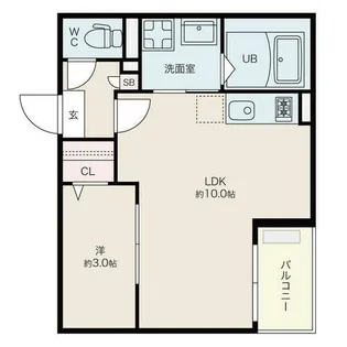 Jack obataminamiⅠ【3階】の間取り