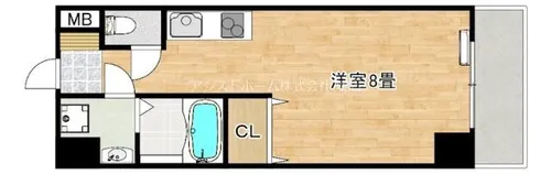 ルミノーサ堺【802号室】の間取り