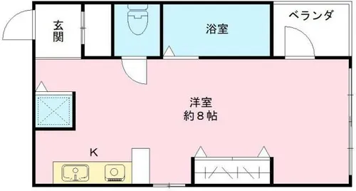 サンキャッスル春日出【2階】の間取り