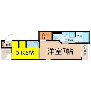 ラポール筒井【3階】の間取り