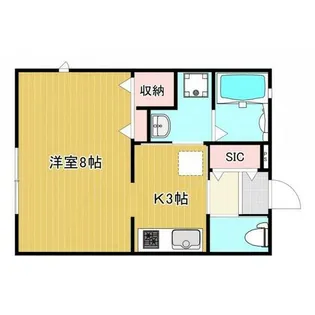 グリーンヒル広野【1階】の間取り