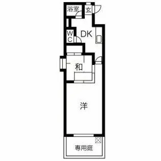 新日ビル豊明マンション【401号室】の間取り