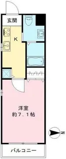 セレブコート豊新【6階】の間取り