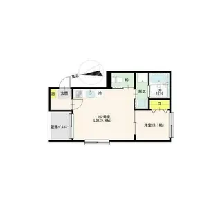 (仮称)野並二丁目(9)Bコーポ【1階】の間取り