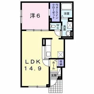 ダズ ハオス S.K【1階】の間取り