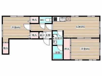 栄伸ビル【4階】の間取り