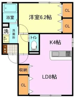 CONFORE(コンフォール)【102号室】の間取り