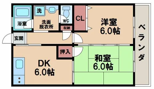 パークサイド【2階】の間取り