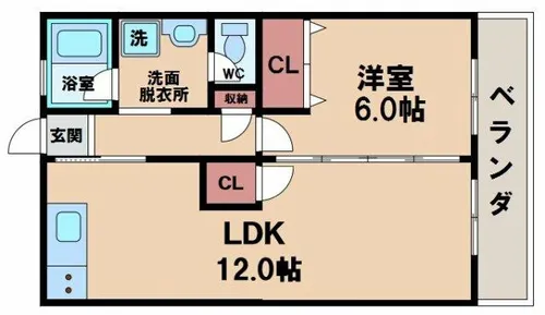 パークサイド【1階】の間取り