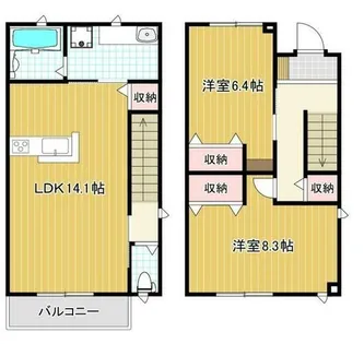 FLAT OUT Z【1階】の間取り