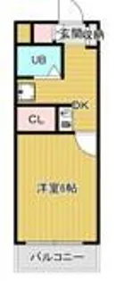 レジデンス姫路WEST【2F号室】の間取り
