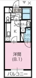 ESレジデンス【6階】の間取り