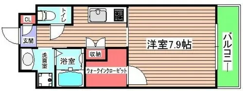 Y&Mスパジオ友渕【2階】の間取り