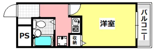 ユニハイツⅡ【105号室】の間取り