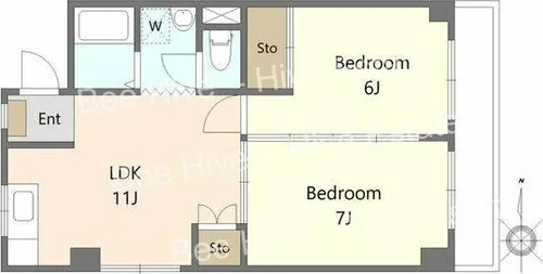 シャンテちくさ【2階】の間取り